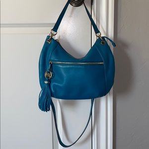 Blue Leather Michael Kors Purse
